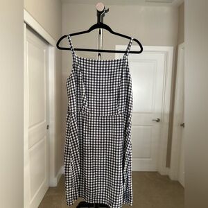 Women’s Old Navy Gingham Spaghetti Strap Knee-Length Dress Size XL